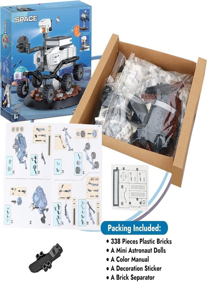 JOYJAY Space Explorer Building Kit 229 PCS with Mini Astronaut, Creative Space Toys for Kids Who Love Mars Research and Exploration Adventures, Space Discovery Model Gift for Boys Girls Aged 6-12 - Image 5